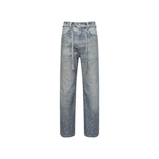 3D PRINTING WASHED 20K SWAROVSKI DIAMOND BORO DENIM "BLUE"