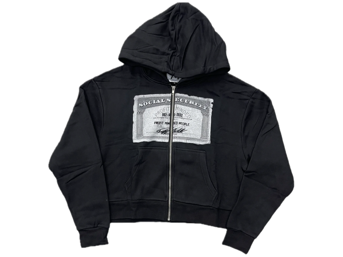 SSN ZIPUP HOODIE BLACK