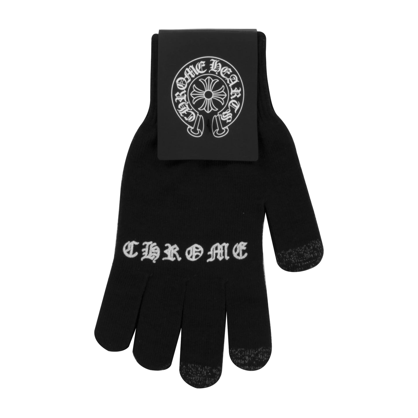 CHROME HEARTS WORK GLOVES Glove Nylon / polyester Black