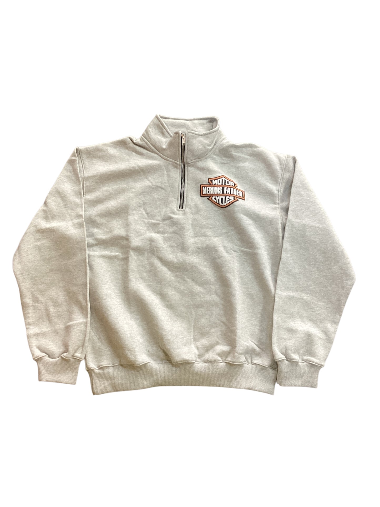 Merlin MOTO Quarter Zip Jacket Grey