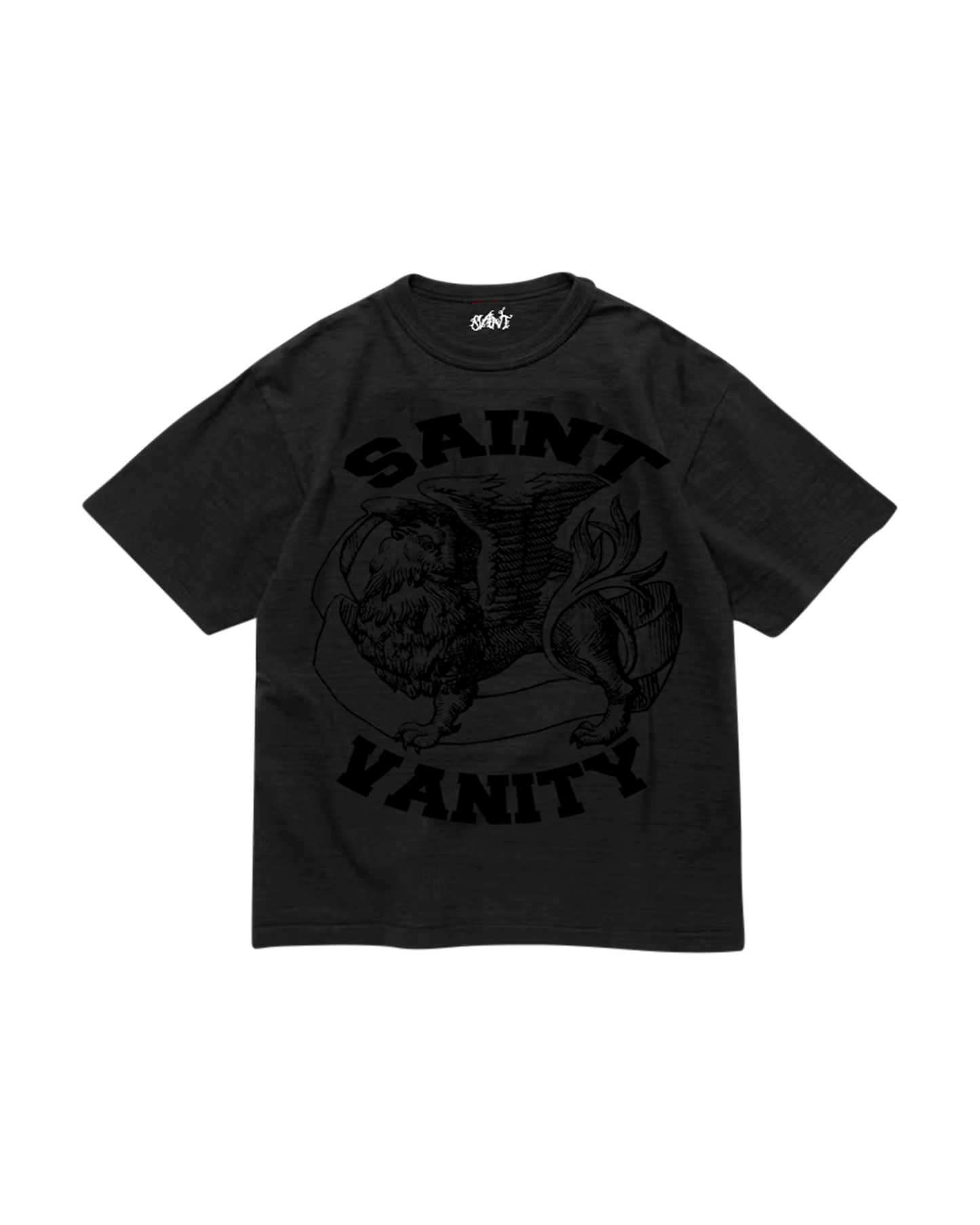 Black on black Saint Vanity Tee