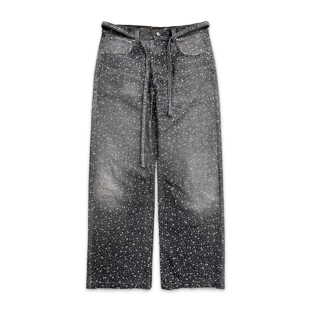 3D PRINTING WASHED 20K SWAROVSKI DIAMOND BORO DENIM "BLACK"