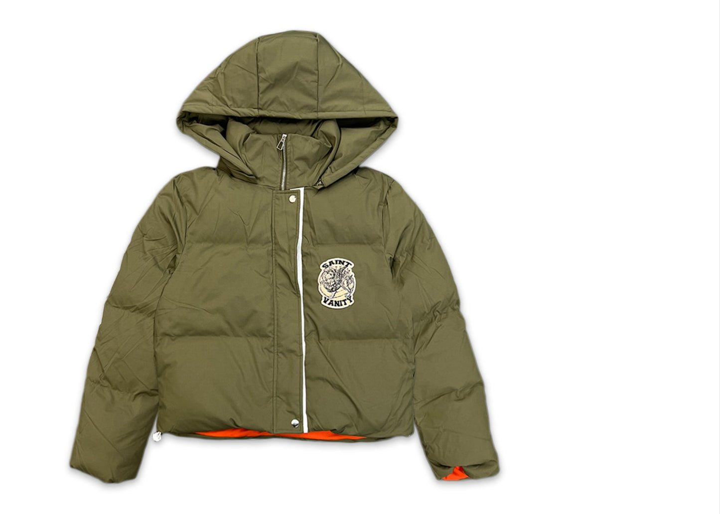 Saint Vanity Puffer Jacket in Green