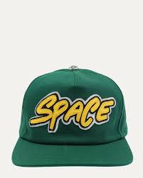 Chrome Hearts Space Patch 5 Panel Hat green / yellow
