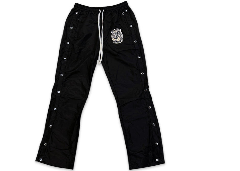 Saint Vanity Nylon Track Pants Black