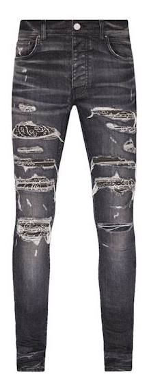 Grey bandana thrasher jean