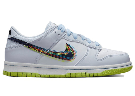 Nike Dunk Low 3D Swoosh Grey (GS)