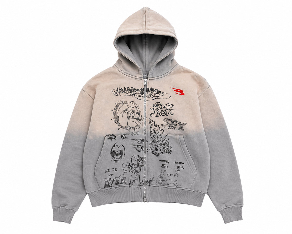 Graffiti Bom Zip up