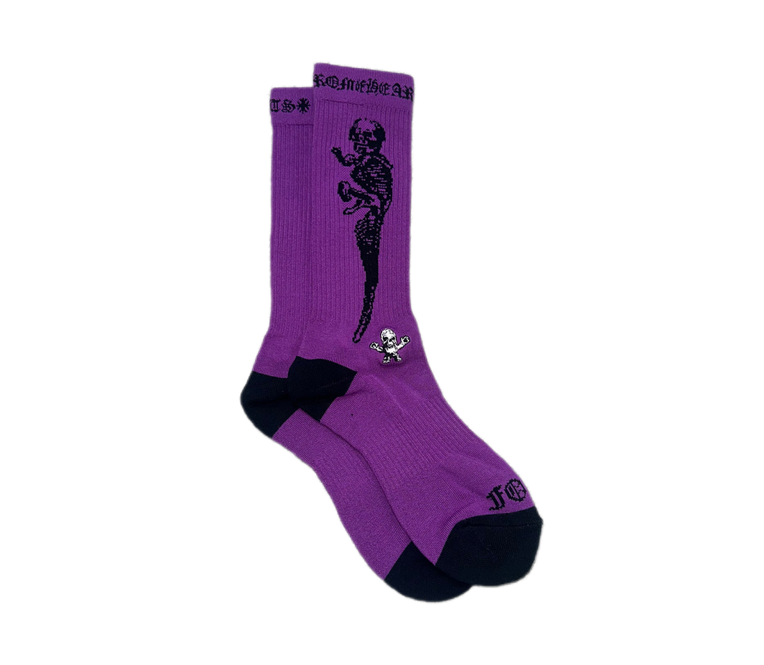 Chrome Hearts Foti Jarvis Socks Purple