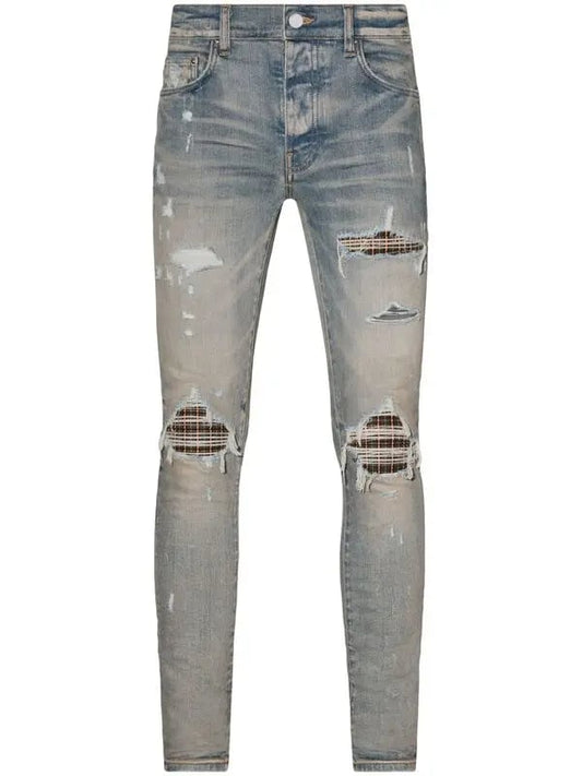 AMIRI MX1 Neon Plaid Jeans