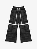 77 Studios M.I.M convertible waxed cargo pants