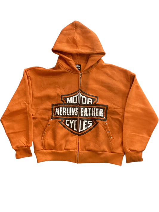 Merlin MOTO Orange Hoodie
