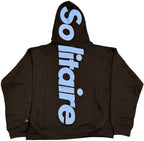 Solitaire Zip Up Black Blue
