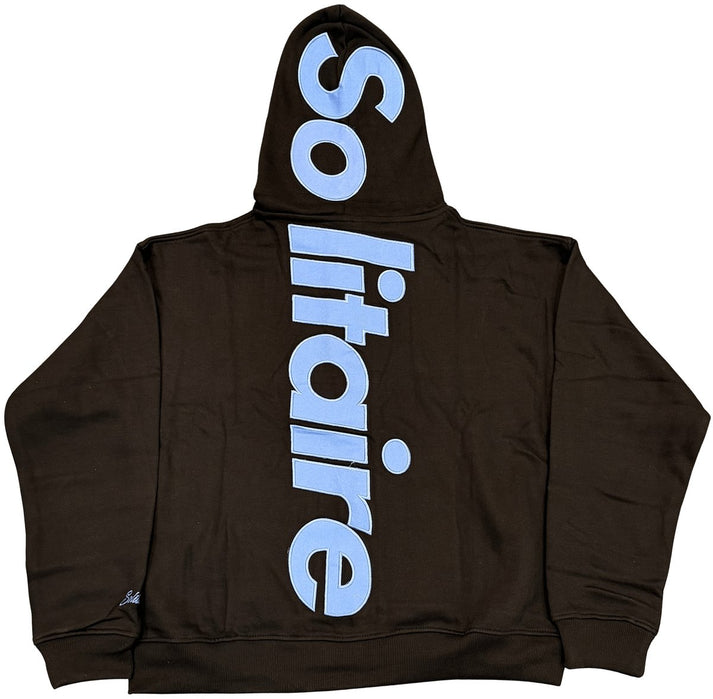 Solitaire Zip Up Black Blue