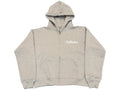 Solitaire Zip Up Grey White