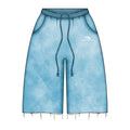 Luv Abominable Bom B Logo Short Blue