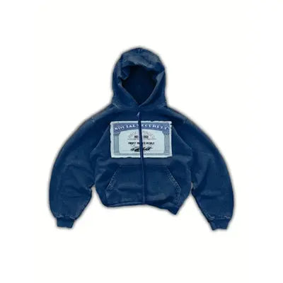 SSN ZIPUP HOODIE NAVY