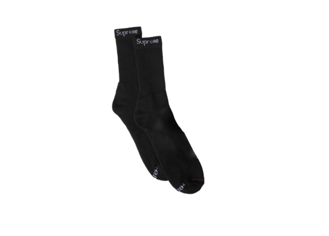Black Supreme Sock