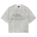 Stile Amor GREY COLORÃTO RHINESTONE TEE