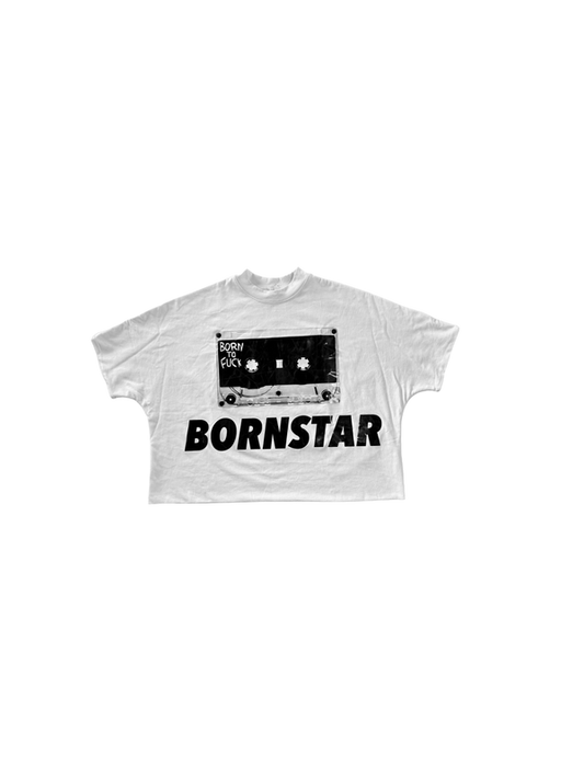 Born To Fuck Tape Record Tee