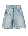 Profit Minded Blue Jorts