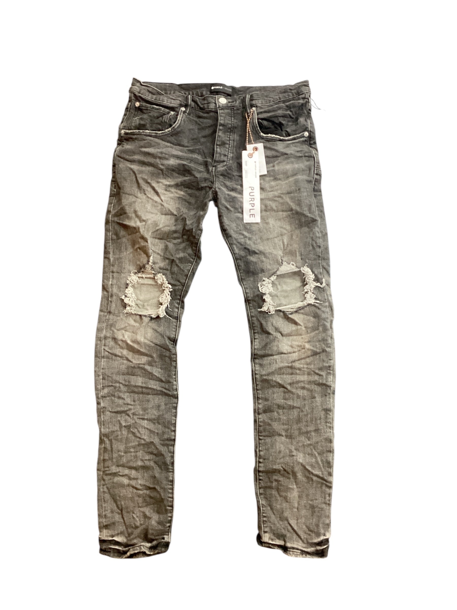 Purple P002 Grey Dirty Blowout