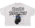 White Brain Bucket Tee