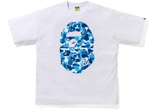 BAPE ABC Camo Big Ape Head Relaxed Tee White/Blue