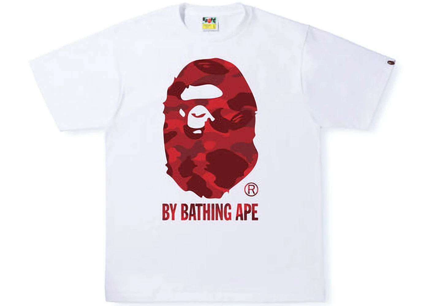 BAPE Color Camo By Bathing Ape Tee White Red