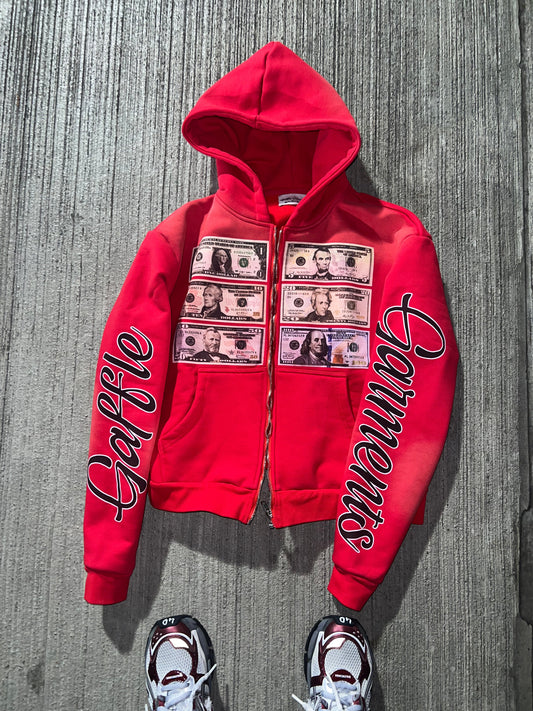 “CHERRY” ALL PROFIT ZIP UP