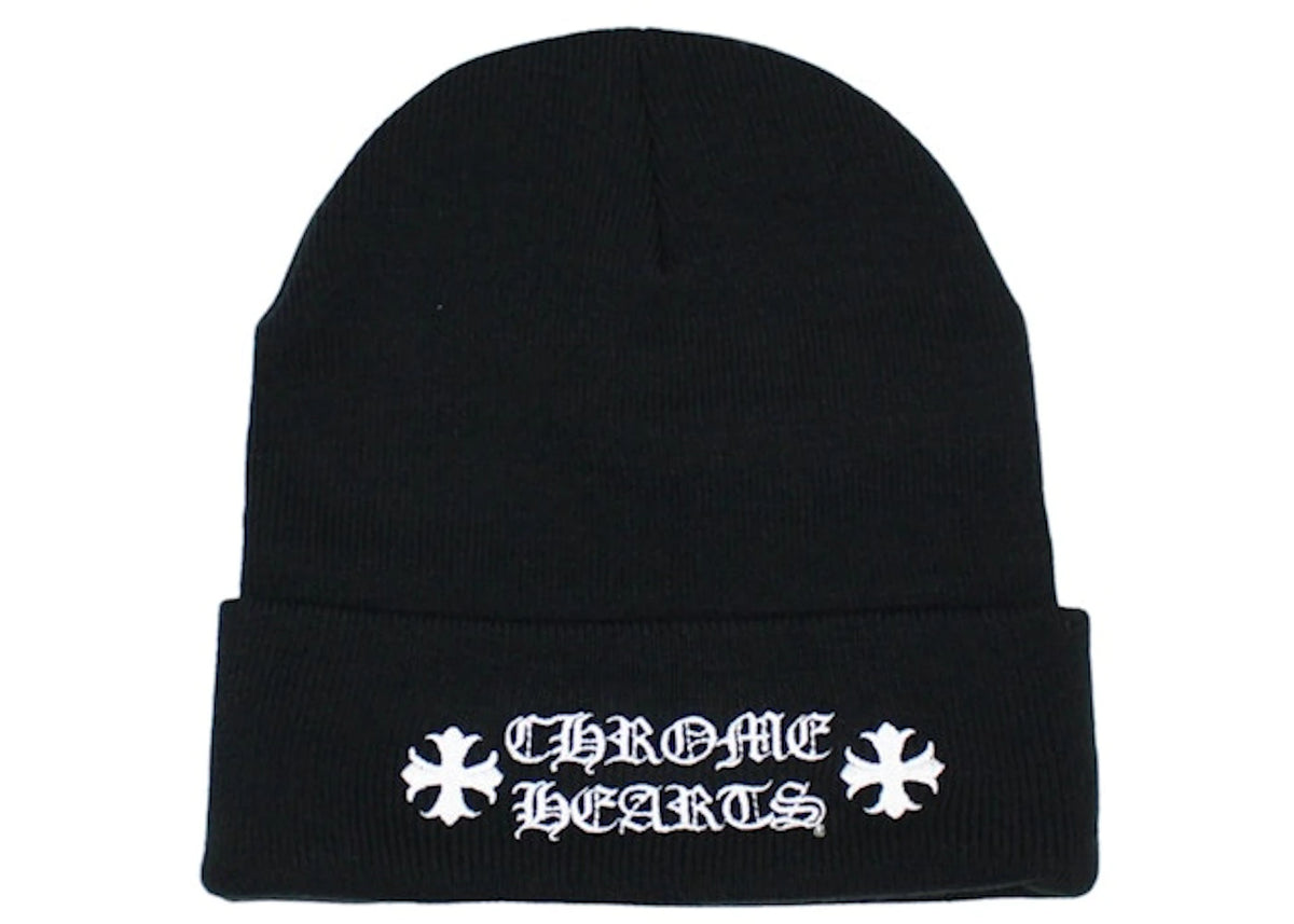 Chrome Hearts Logo Beanie Black