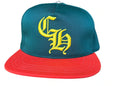 Chrome Hearts Miami Art Basel Exclusive Baseball Hat Green/Orange/Gold