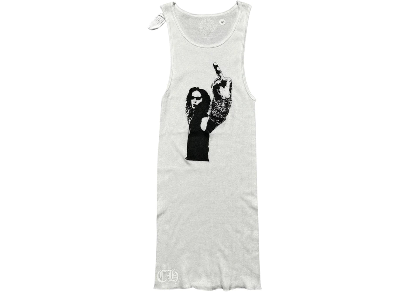 Chrome Hearts Richard Stark Middle Finger Tank White