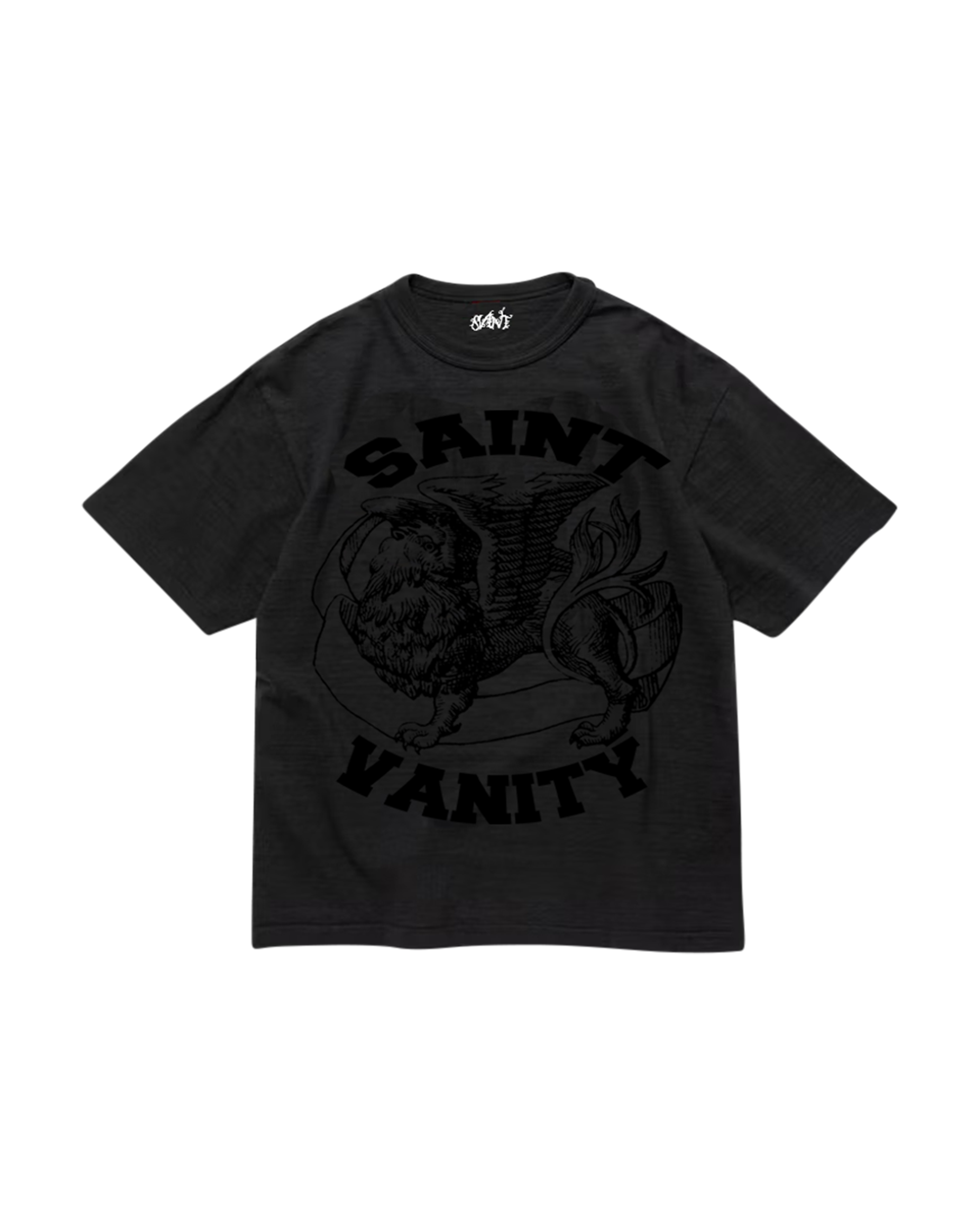 Black on black Saint Vanity Tee