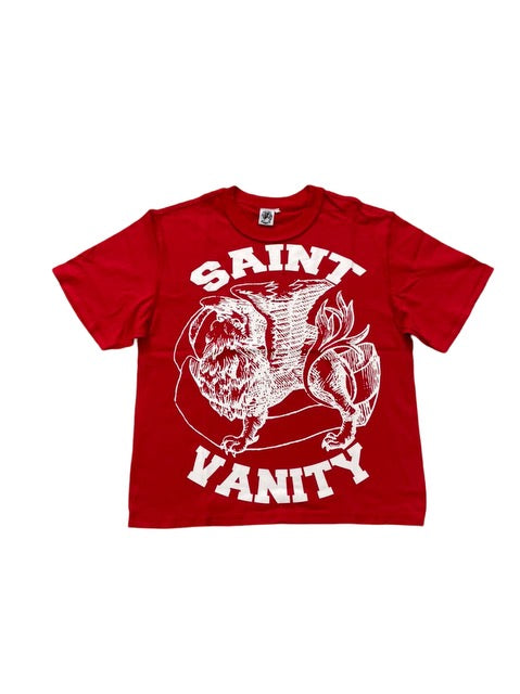 Red & White Saint Vanity TEE