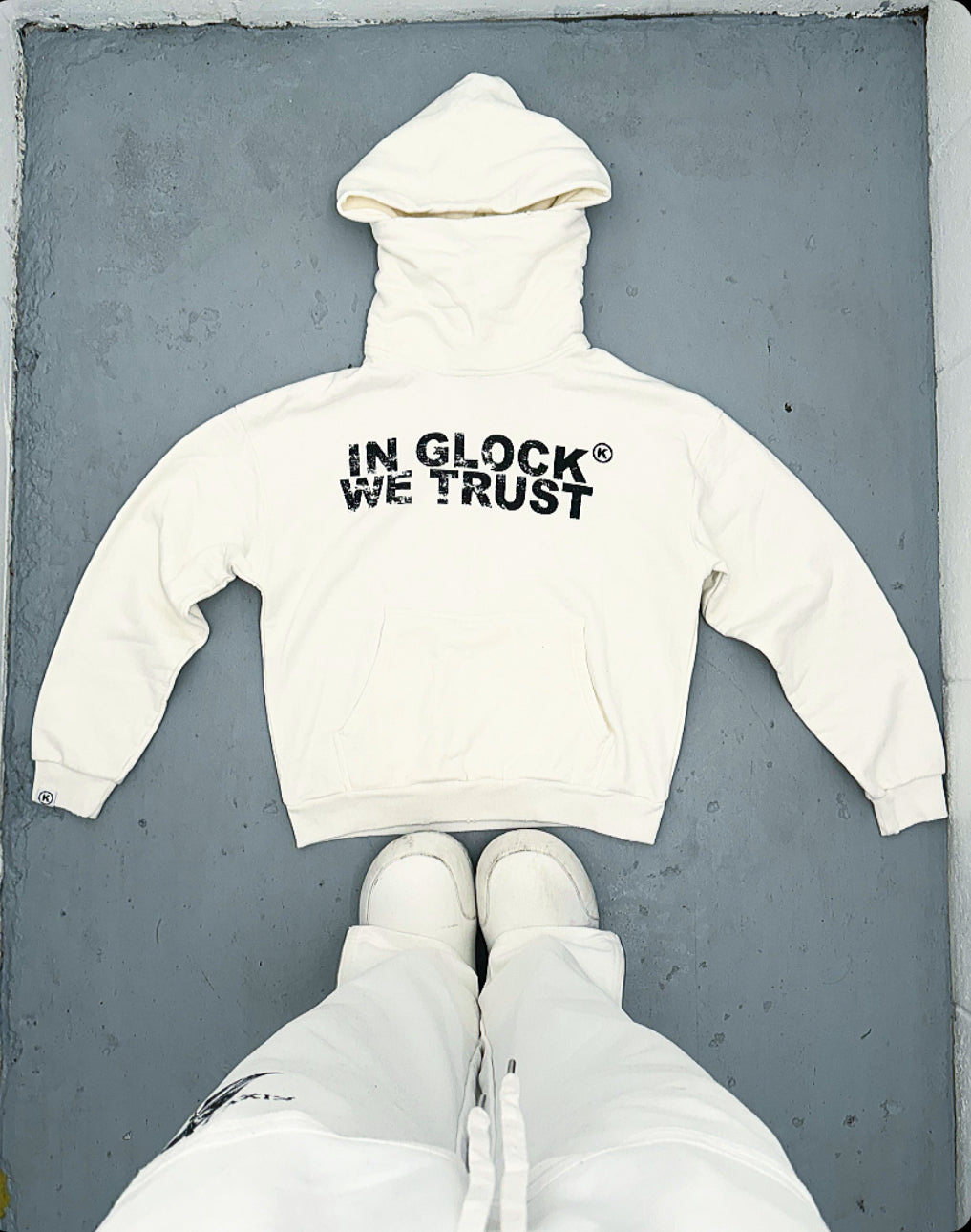 INCOGNITO "IN GLOCK WE TRUST' SNOODIE ARTIC WIND