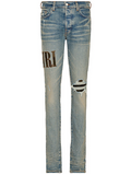 AMIRI CORE APPLIQUE LOGO JEANS IN BLUE