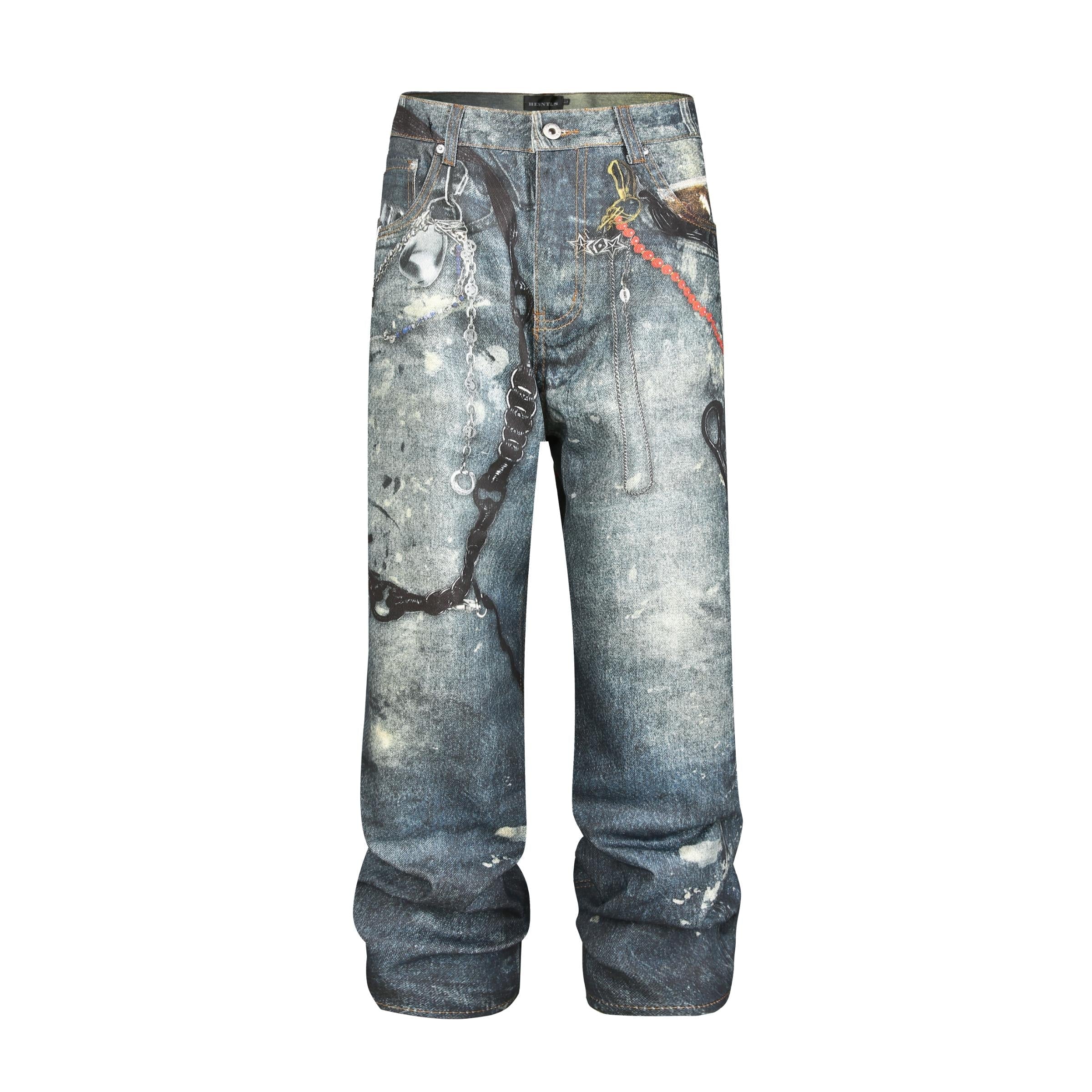Hesntls Baggy Fit - Chains