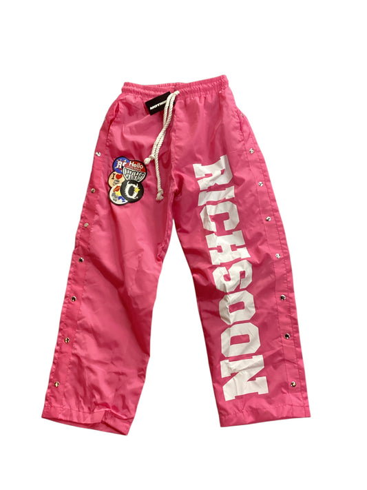 Osimiri World Dear Mom I’ll Be Rich Soon Windbreaker Pink Bottom