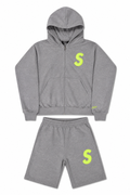 Solitaire GREY & NEON SHORT ONLY
