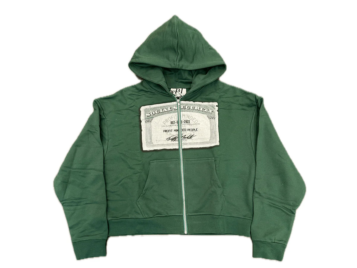 SSN ZIPUP HOODIE GREEN