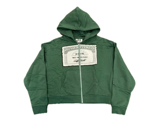 SSN ZIPUP HOODIE GREEN