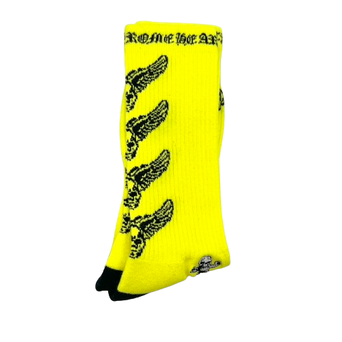 CHROME HEARTS FOTI SOCKS YELLOW