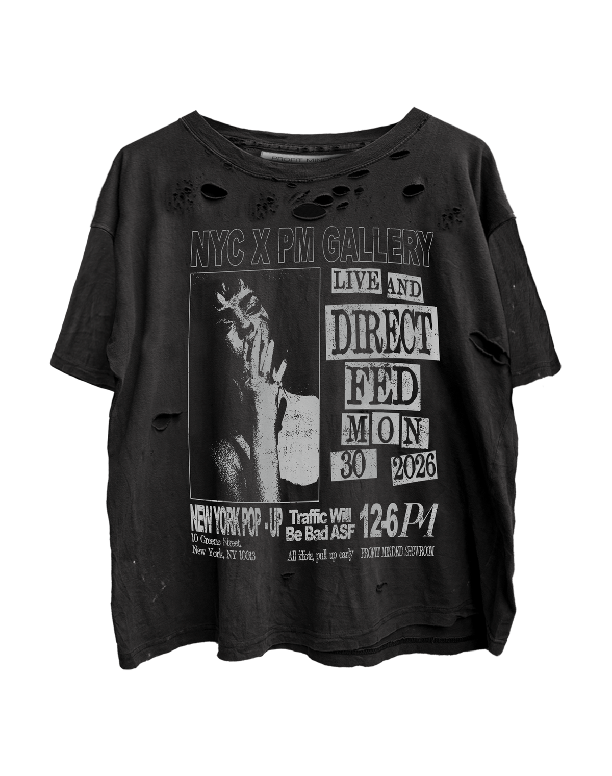 Profit minded NYC x PM T-shirt