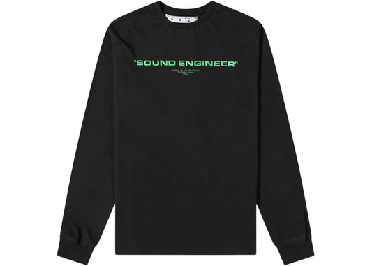 OFF-WHITE Pioneer DJ Console Long Sleeve T-Shirt Black/Green