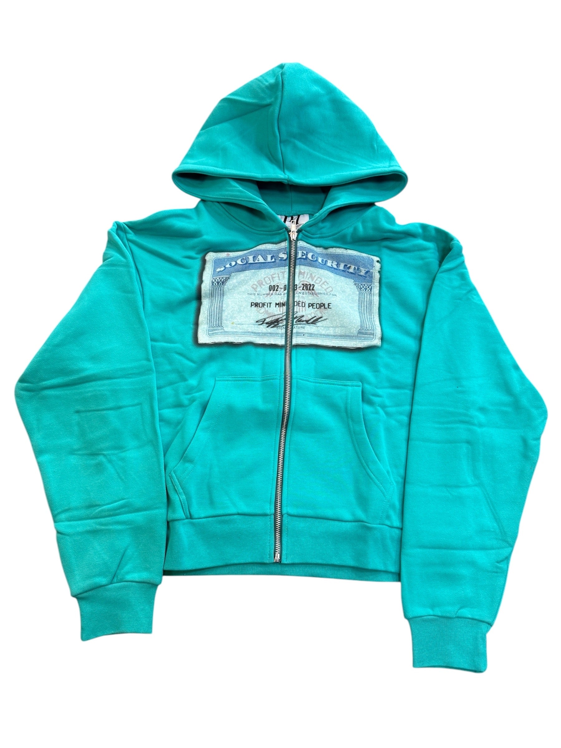 SSN ZIPUP HOODIE TEAL
