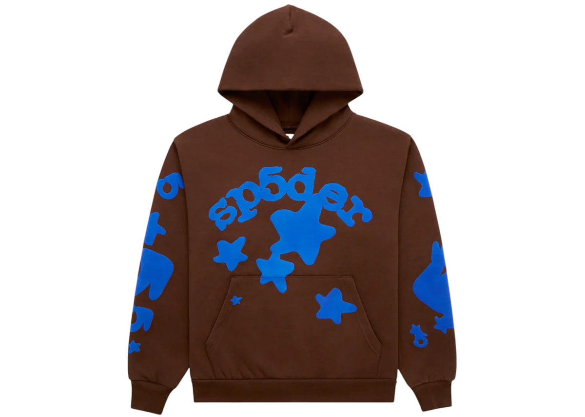 Sp5der Beluga Hoodie Brown