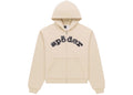 Sp5der Mixed Stone OG V2 Zip Hoodie Cream