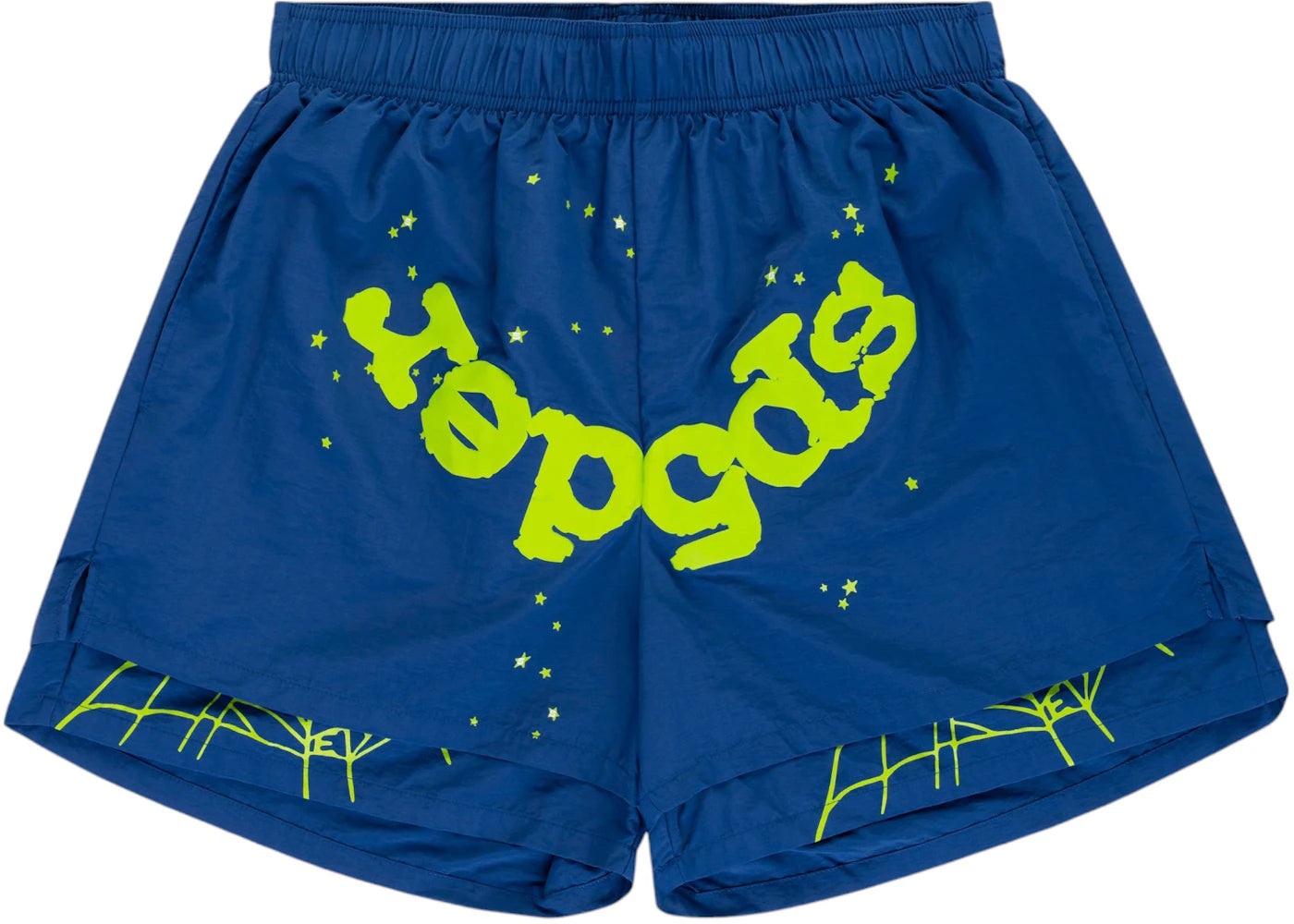 Sp5der OG Web Double Layer Short Blue/Green