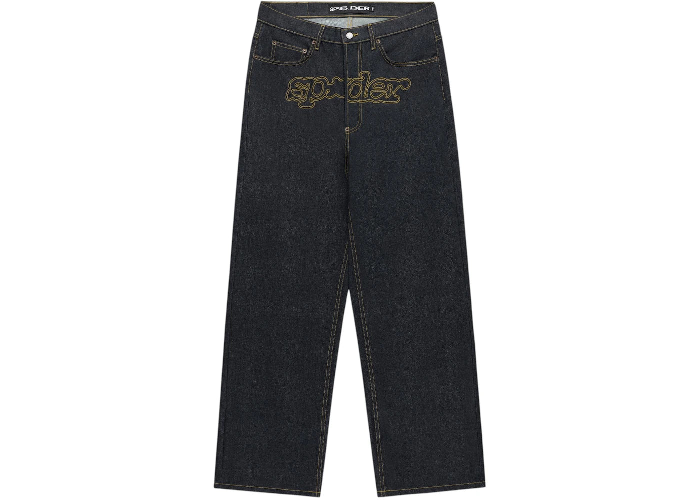 Sp5der Punk V3 Logo Denim Jean Indigo